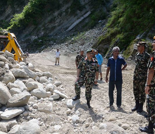 भारतीय कम्पनीको फास्ट ट्र्याकको ‘डीपीआर’ अध्ययन गर्दै सेना