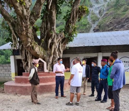 सुर्खेतदेखि ६ दिन लगाएर लुकीछिपी जलजला आएका चारजनालाई क्वारेन्टाइनमा राखियो