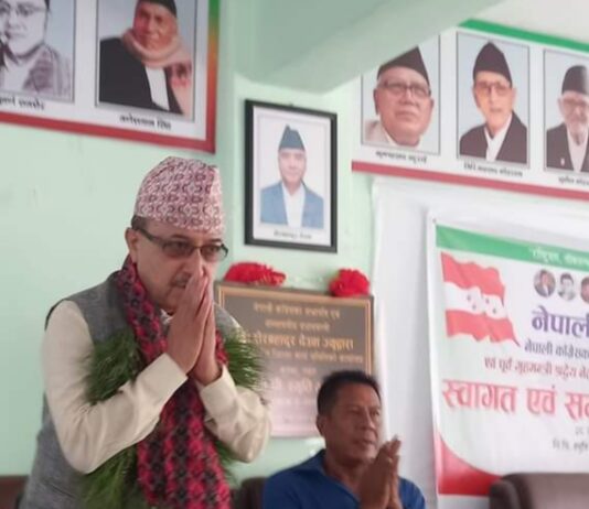 संघ र प्रदेशको गठबन्धनको विषयमा केन्द्रीय समितिले टुङ्गो लगाउँछ- कांग्रेस उपसभापति खड्का