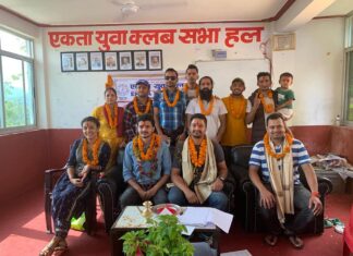 सक्रिय युवाहरूको संस्था एकता युवा क्लवको अध्यक्षमा गोकुल चापागाईं