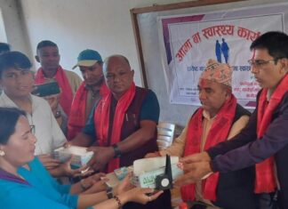 फलेवास नगरपालिकाले शुरू गर्यो बा आमा स्वास्थ्य कार्यक्रम