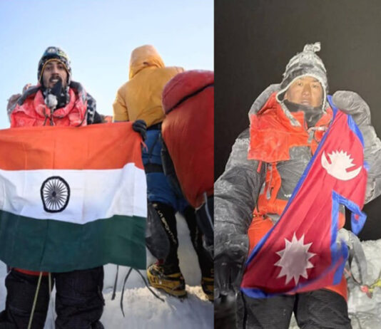 पर्वतका युवा भारतीय सेनाको तर्फबाट सगरमाथाको शिखर चुमेर फर्किए