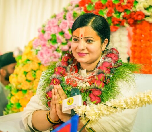 पोखरा कोटीहोममा भक्तजनको भीड : राधिका दासीको प्रवचनले थप्यो उत्साह