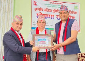 जलजला गाउँपालिकालाई पूर्ण खोप सुनिश्चितता तथा दिगोपना पालिका घोषणा गरियो