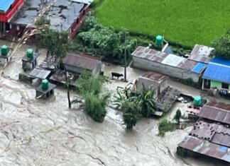 कालीगण्डकीमा आएको बाढीले जलजलाका २५ घर बगायो, सेतीबेणी बजार डुबानमा